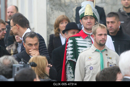 Felavatták a nagytétényi Országzászlót-stock-foto