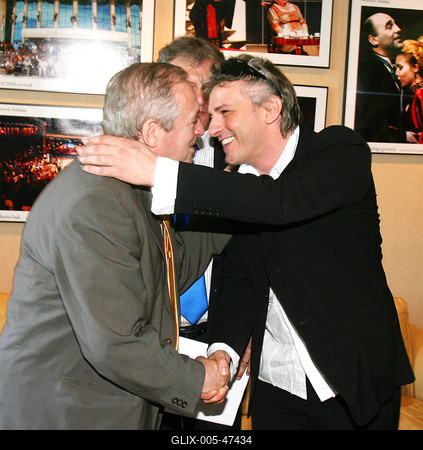 Átadás-átvétel a Nemzeti Színház élén-stock-foto