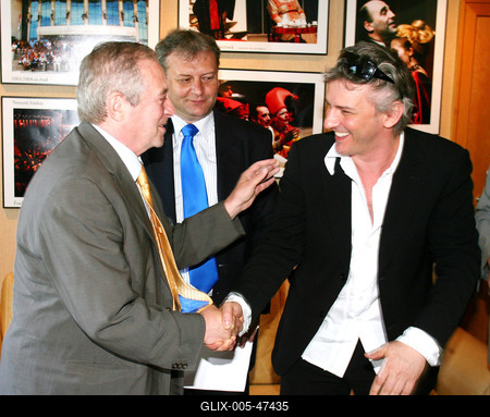 Átadás-átvétel a Nemzeti Színház élén-stock-foto