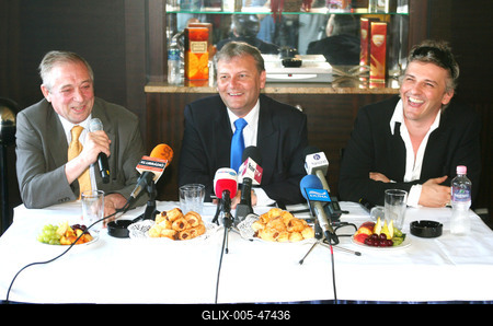 Átadás-átvétel a Nemzeti Színház élén-stock-foto