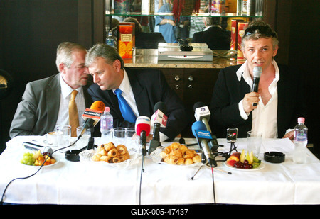 Átadás-átvétel a Nemzeti Színház élén-stock-foto