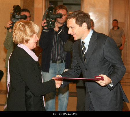 Rejtő Ildikó átvette a nemzet sportolója címet-stock-foto