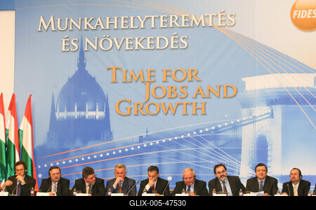 Az Európai Néppárt budapesti gyűlése-stock-foto