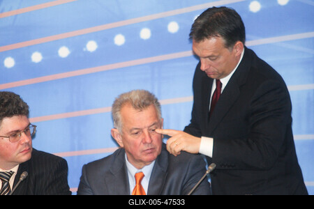 Az Európai Néppárt budapesti gyűlése-stock-foto