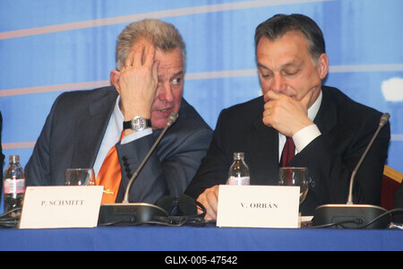 Az Európai Néppárt budapesti gyűlése-stock-foto