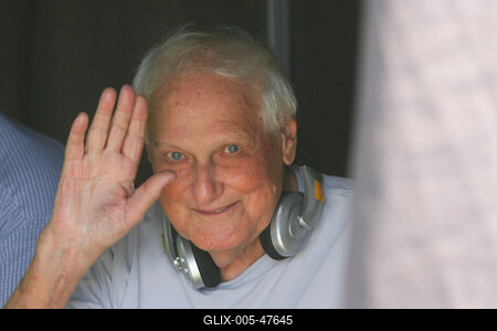 'Oda az igazság' filmforgatás-stock-foto