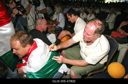 Olimpikonjainkat ünnepelték a SYMA csarnokban-stock-foto