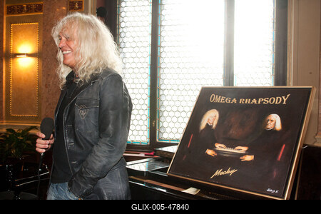 Omega Rhapsody lemezbemutató-stock-foto