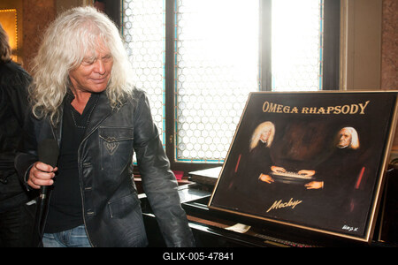 Omega Rhapsody lemezbemutató-stock-foto