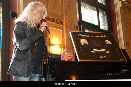 Omega Rhapsody lemezbemutató-stock-foto