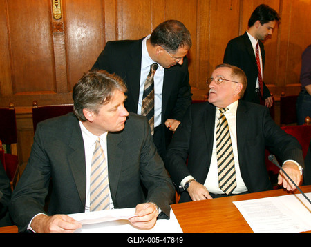 Önkormányzati egyezető fórum a Parlamentben-stock-foto