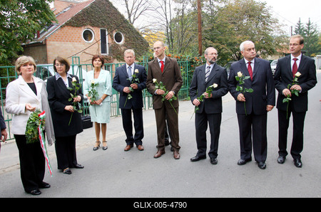 Emlékezés Nagy Imrére-stock-foto