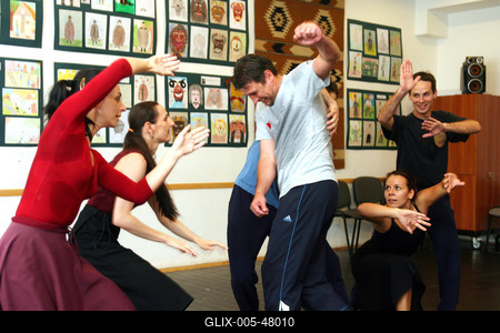 Az Örömtánc próbáján-stock-foto