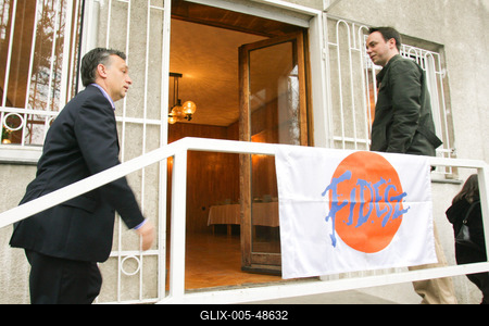 Ünnepel a Fidesz-stock-foto