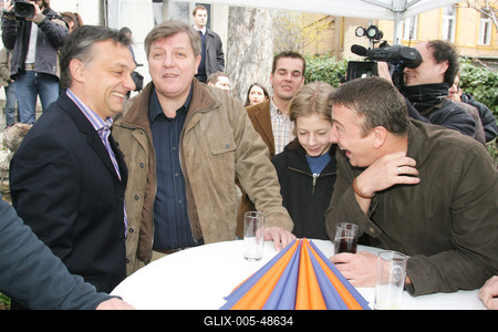 Ünnepel a Fidesz-stock-foto