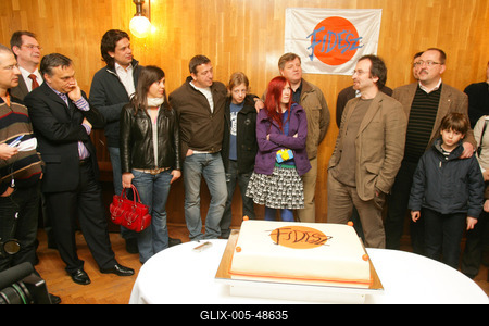 Ünnepel a Fidesz-stock-foto