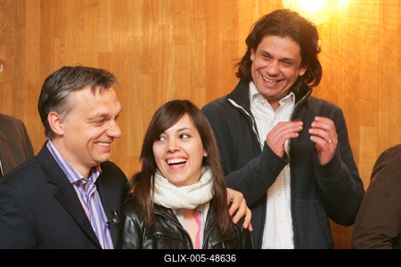 Ünnepel a Fidesz-stock-foto