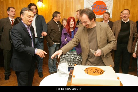 Ünnepel a Fidesz-stock-foto