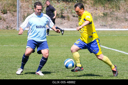 Puskás-Suzuki Kupa labdarúgó mérkőzés-stock-foto