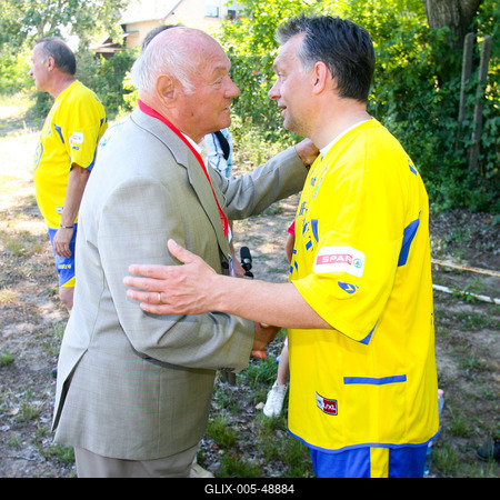 Puskás-Suzuki Kupa labdarúgó mérkőzés-stock-foto