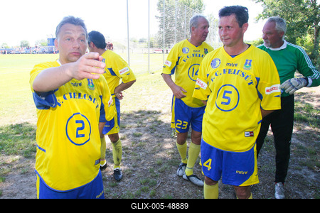 Puskás-Suzuki Kupa labdarúgó mérkőzés-stock-foto