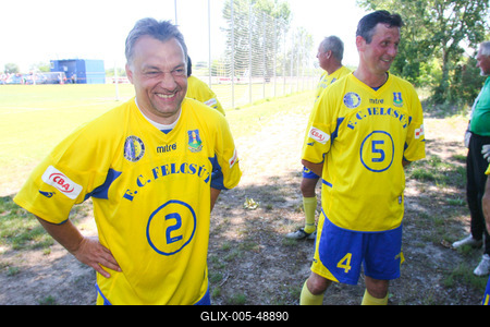 Puskás-Suzuki Kupa labdarúgó mérkőzés-stock-foto