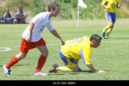 Puskás-Suzuki Kupa labdarúgó mérkőzés-stock-foto