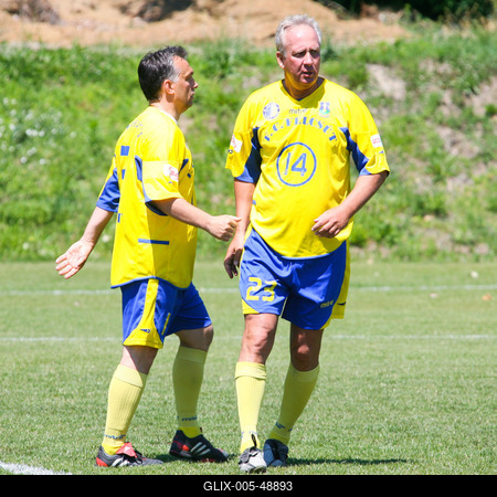 Puskás-Suzuki Kupa labdarúgó mérkőzés-stock-foto