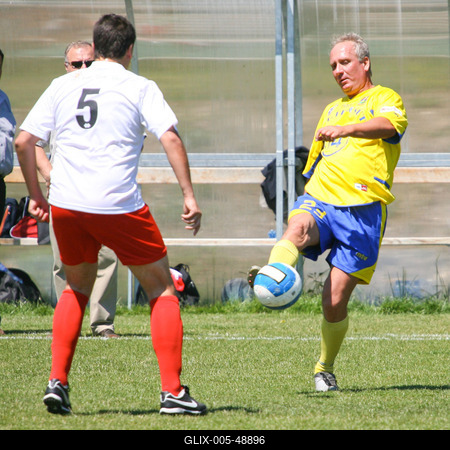 Puskás-Suzuki Kupa labdarúgó mérkőzés-stock-foto