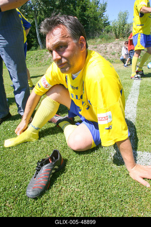 Puskás-Suzuki Kupa labdarúgó mérkőzés-stock-foto