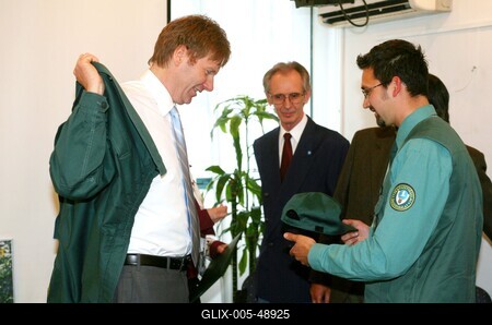 Fodor Gábort tiszteletbeli természetvédelmi őrré avatták-stock-foto