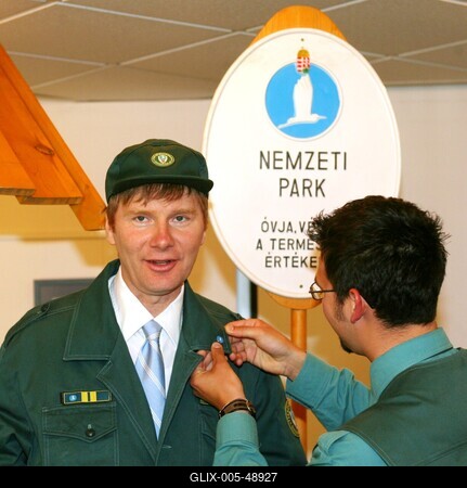 Fodor Gábort tiszteletbeli természetvédelmi őrré avatták-stock-foto