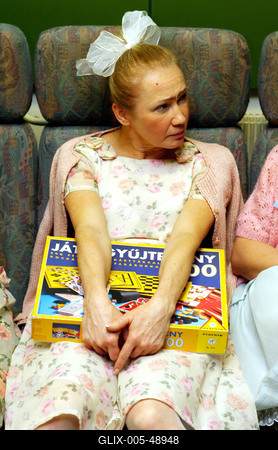 Forgatják a Kire ütött ez a gyerek? című tévéfilmet-stock-foto