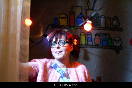 Forgatják a Kire ütött ez a gyerek? című tévéfilmet-stock-foto