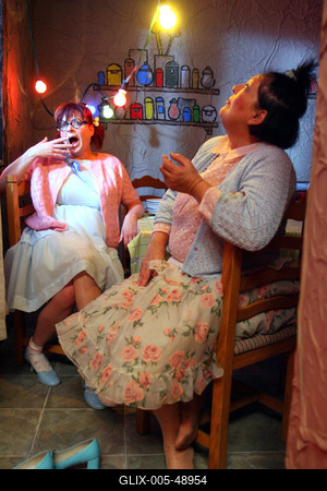 Forgatják a Kire ütött ez a gyerek? című tévéfilmet-stock-foto