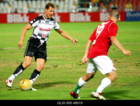 A pilóták nyerték a jótékonysági labdarúgó-mérkőzést-stock-foto