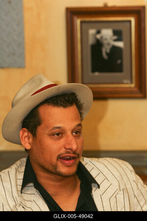 Zenészek Maffiózó szerepben-stock-foto