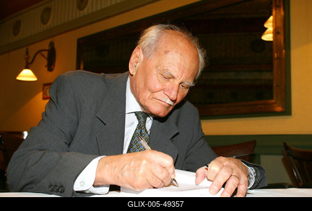 Születésnapi ajándék Göncz Árpádnak-stock-foto