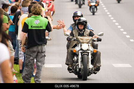 Harley Davidson motoros találkozó-stock-foto