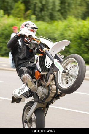 Harley Davidson motoros találkozó-stock-foto