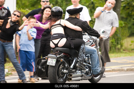 Harley Davidson motoros találkozó-stock-foto