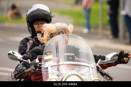 Harley Davidson motoros találkozó-stock-foto