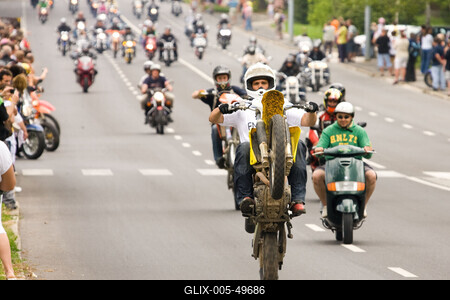 Harley Davidson motoros találkozó-stock-foto
