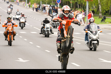 Harley Davidson motoros találkozó-stock-foto