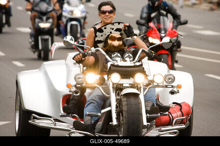 Harley Davidson motoros találkozó-stock-foto