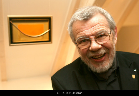 Haraszty kiállítás-stock-foto