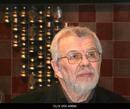 Haraszty kiállítás-stock-foto