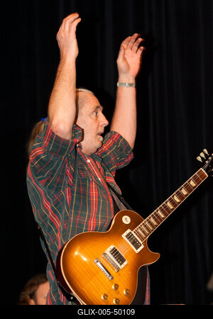 Hobo Blues Band búcsúkoncert - próba Kőbányán-stock-foto