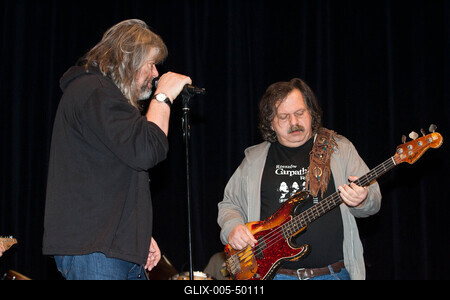 Hobo Blues Band búcsúkoncert - próba Kőbányán-stock-foto