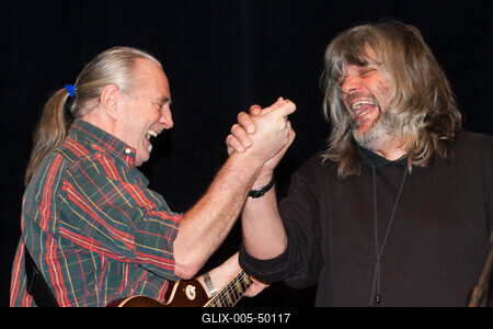 Hobo Blues Band búcsúkoncert - próba Kőbányán-stock-foto